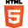 Logo HTML 5 32 pixels